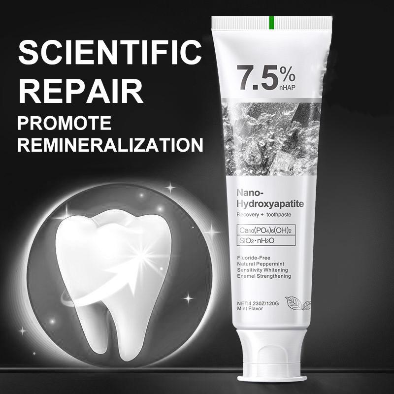 Product Introduction of Hydroxyapatite Toothpaste for Advanced Enamel Protection, Gentle and Effective Formula, Fluoride-Free Toothpaste for Sensitive Teeth 2