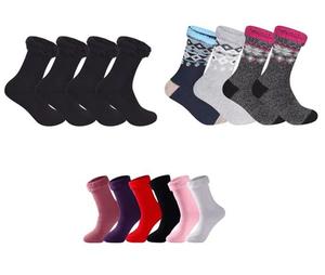 Findfashion Women's Thermal Heat Soft And Comfortable Socks With Supreme Fleece For Ladies One Size Fits All Shoe Size UK 4-8/EU 37-41