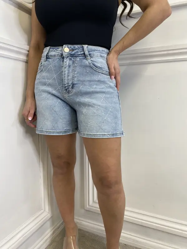 KMO MIMI sparkle mom shorts with pockets - TTS 3