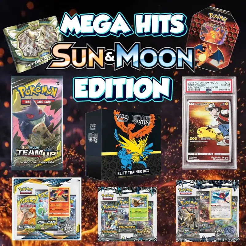 *Live Opening* Pokémon TCG - Mac’s Mega Hit Packs - Sun & Moon Edition (Trading Cards)