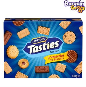 730g McVitie’s Tasties Biscuit Selection – Classic British Biscuits for Sharing & Snacking