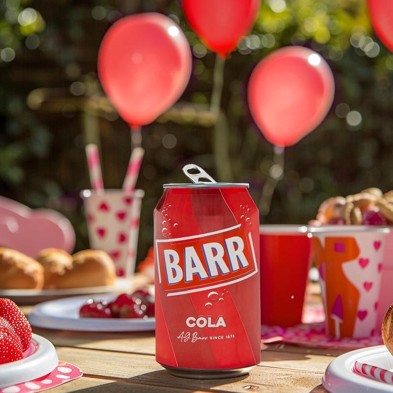 BARR Since 1875, Classic Cola 24 Pack – Low Sugar Fizzy Drink “Fizzingly Fun” – 24 x 330ml  Cans 2