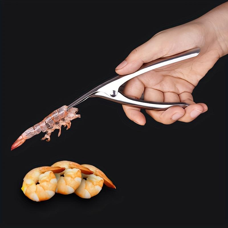 Product Introduction of 1pc Stainless Steel Shrimp Deveiner Tool - Ergonomic Handle, Efficient Seafood Prep for Easy Shelling & Cleaning, Kitchen Gadget 7
