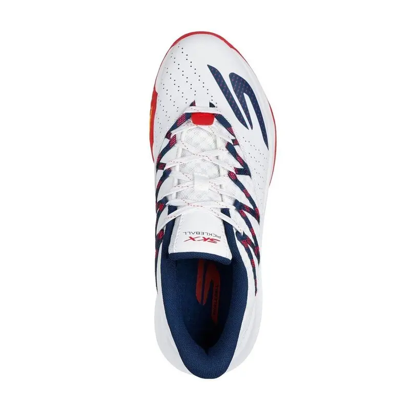 Skechers Mens Trainers Viper Court Rally Pickleball Tennis Shoes White 246110 1