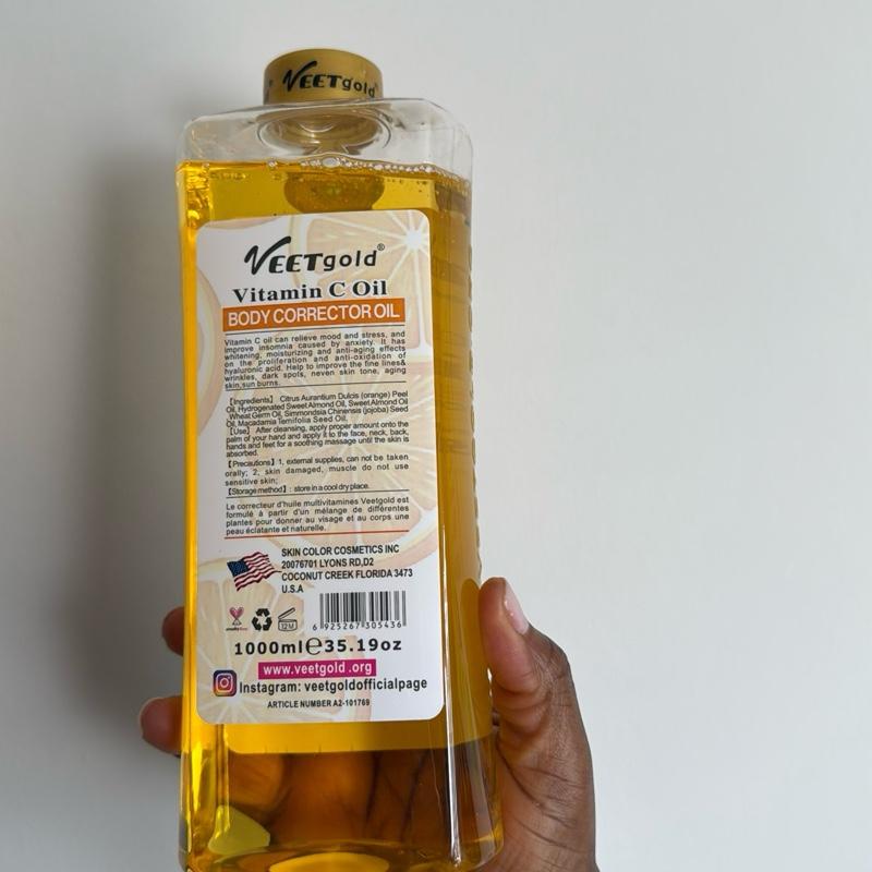 Veetgold Vit C whitening Body Oil - Nourishing body repair anti dark spot and anti aging Cosmetic 2