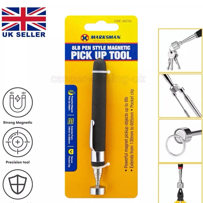 Telescopic Magnet Pickup Tool, Retrieving Telescopic Magnet Pickup Tool, Extendable Magnetic Pick Up Tool, Magnetic Tool for Home & Office, Gadgets