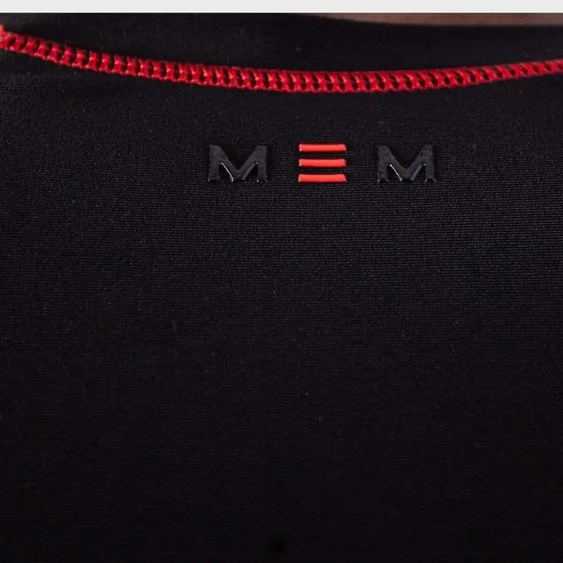 MEMFitness Men's Ambition Rash Guard Black Grey 4
