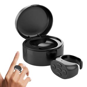 Wireless Remote Control Page Turner, Mini Wireless Bluetooth-compatible Scrolling Ring, Phone Camera Shutter Selfie Remote, Fashion Smart Ring Remote