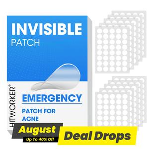 Clear Pimple Patch, 400/1600pcs/set Hydrocolloidal Tea Tree Pimple Patch, Spot Stickers, Invisible Acne Cover Patches, Daily Skincare Products, Silicone Scar Relief Sheets, Acne Aid Supplies, Acne Clearing Products, Salicylic Acid, Acnepads