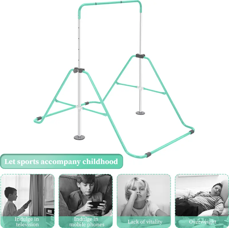 Gymnastics Bar Adjustable Gymnastics Bar Training Kip Bar Gymnastics Equipment for Home Indoor outdoor 5