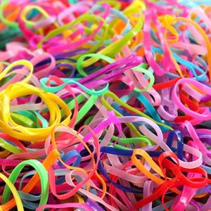 1000 Mini Hair Elastics Rubber Bands Braids Braiding Plaits Small 1000 Hair Band