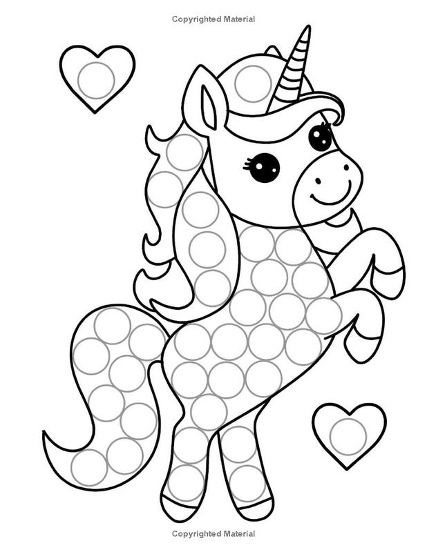Dot Markers Activity Book: Unicorn, Mermaid, Princess Art Coloring for Toddlers and Girls Ages 1-3 and 2-4 3