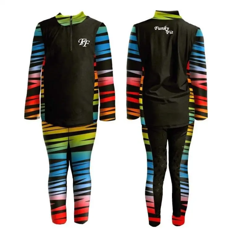 Rainbow Zebra Jodhpurs - Kids 4