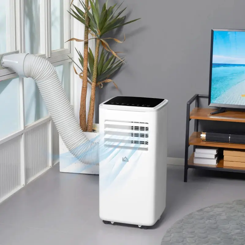 9,000-BTU - Portable Smart Air Conditioner 4-in-1 Dehumidifier, Fan with Remote, 24H Timer and Window Venting Kit 1
