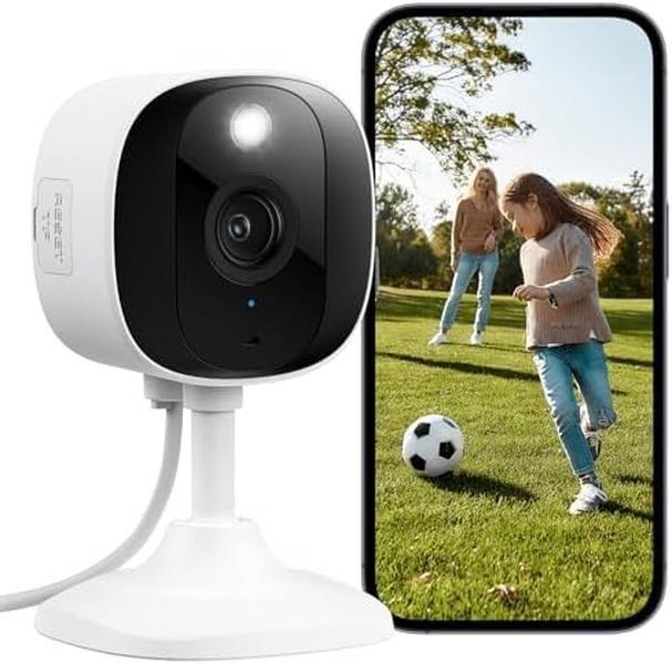 Product Introduction of Laven & Ivory Outdoor Security Camera - 2K CCTV Camera Systems IP65 Waterproof, Home/House WiFi Indoor Camera for Pet Dog Baby, Human Detection, 24/7 Storage Colour Night Vision Smart Siren Work with Alexa C1 0