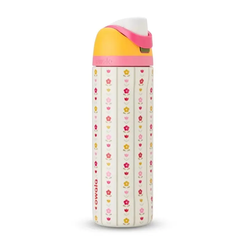 Owala FreeSip Water Bottle 32oz – 2025 Birthday Bash "Pillow Fight Cherry" Limited Edition, Leak-Proof & BPA-Free 4
