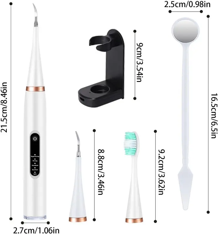 【UK SELLER 】Electric Tooth Cleaning Instrument, 5 Modes Cordless Teeth Cleaner & Waterproof Oral Irrigator Combo, Protect Dental Health Mother's Day and Father's Day gifts 1