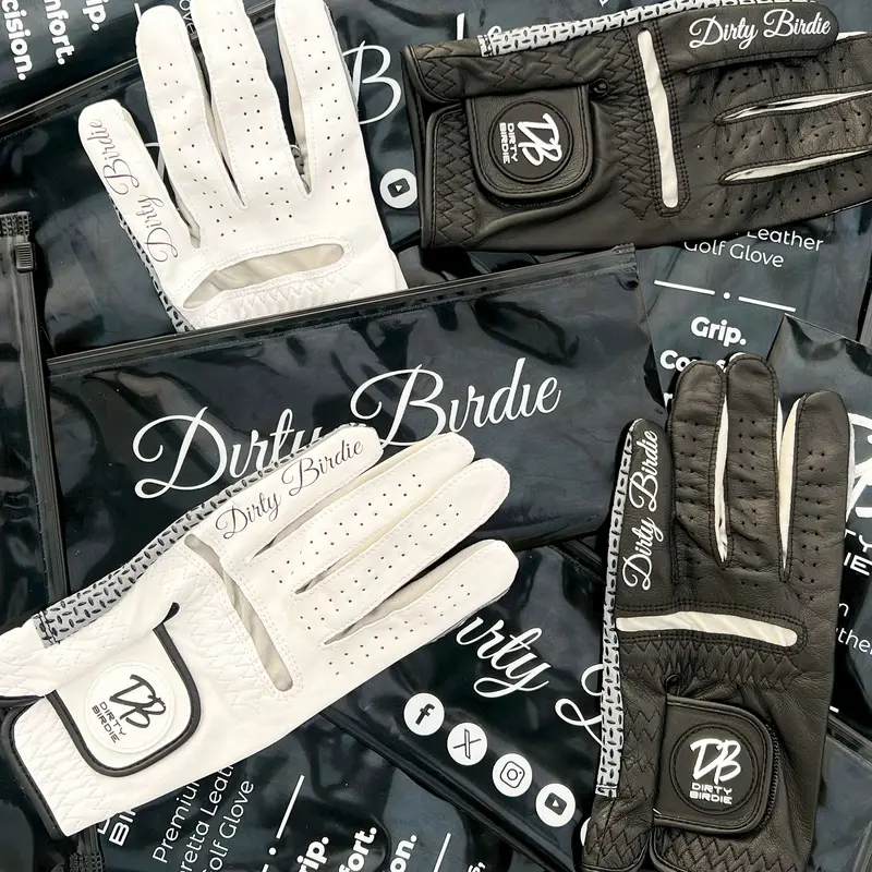 Cabretta Leather Golf Glove For Men - All Weather Grip 6