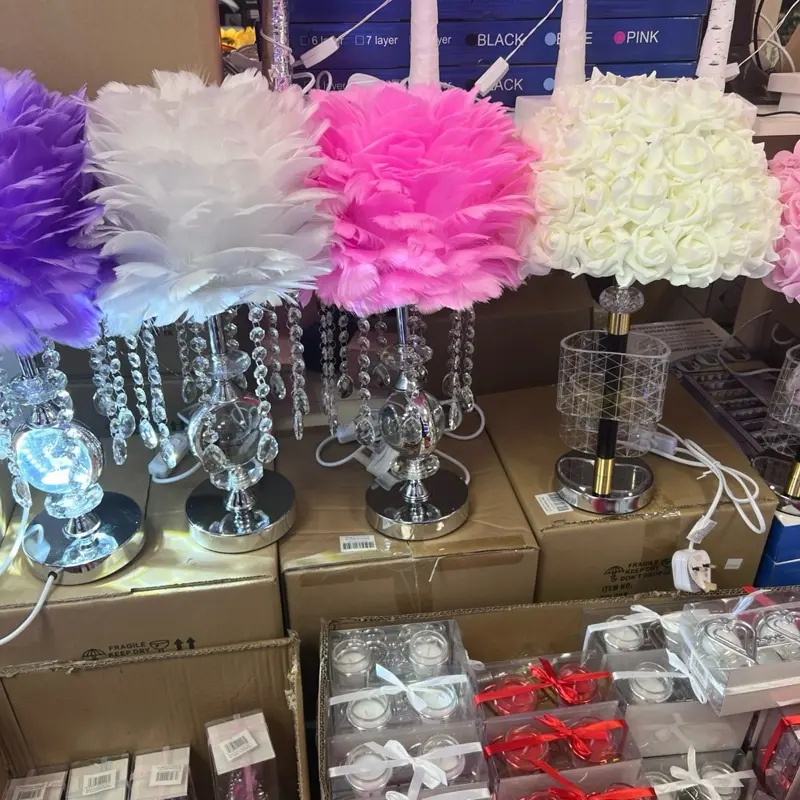 Lushhub Accent Feather Table Lamp 5