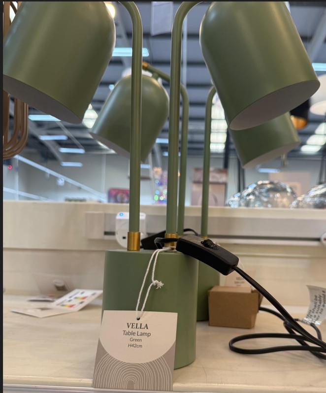 Vella Table Lamp - Green 1