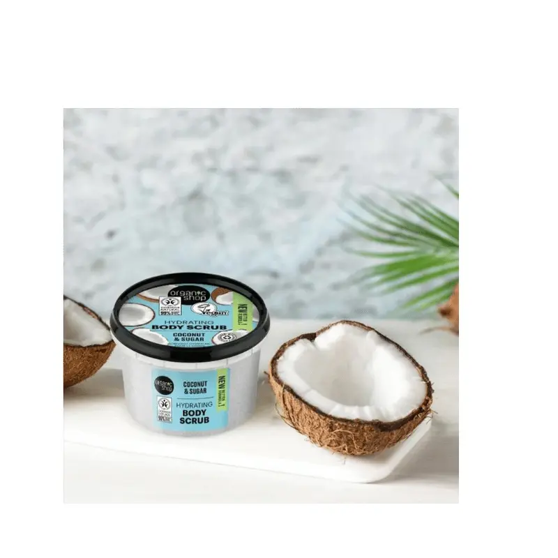 Organic Shop 250ml Body Scrub Hydrating Coconut 3