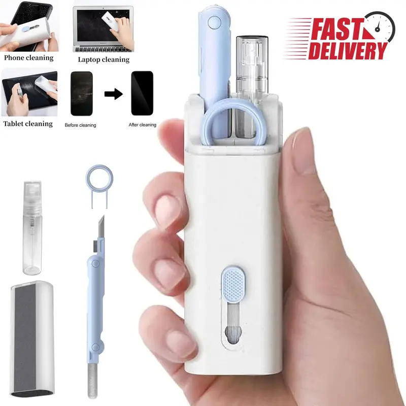 Mini 7 In 1 Computer Keyboard Cleaner PC Laptop Watch Camera Dust Cleaning Kit 1