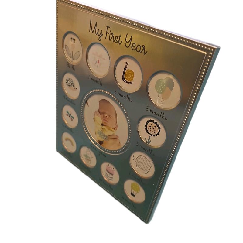 My First Year Baby Frame Display Memories Month by Month 28cm x 23cm 1