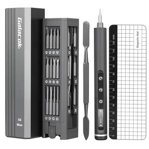 49-in-1 Electric Screwdriver Set, USB Rechargeable 5-speed Torque Precision Electric Screwdriver with Magnetic Pad, Disassembly Repair Tool for iPhone