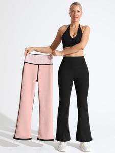 Women's Solid High Waist Thermal Lined Sports Leggings, Casual Comfy Breathable Skinny Pants for Yoga Gym Workout Running, Gym Wear, Ladies Sportswear for All Seasons, Tummy Control