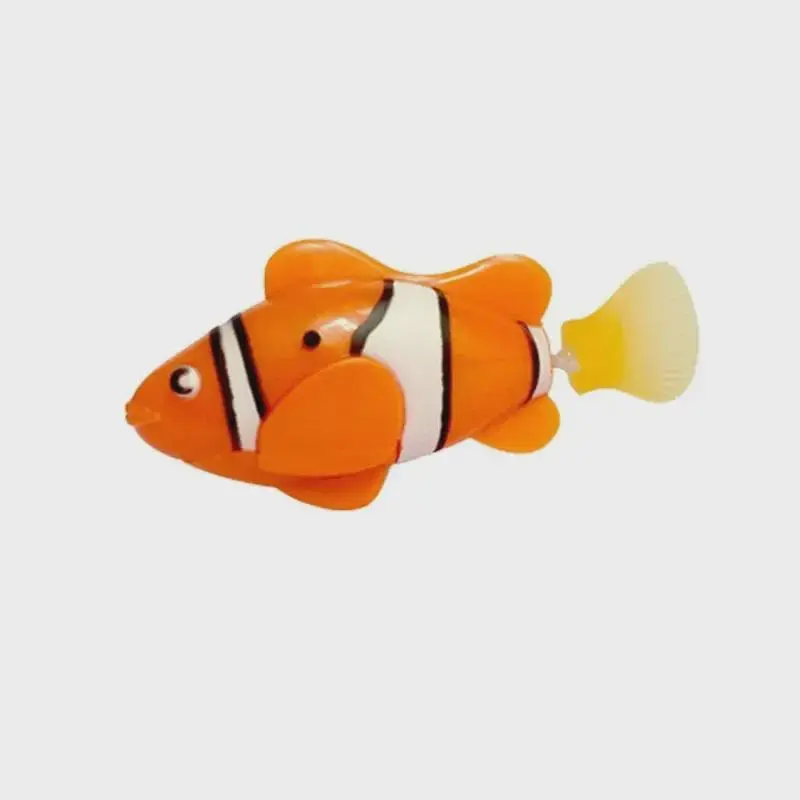 Cat Toy LED Inductive Interactive Swimming Robot Fish Toys Glowing Electric Fishs Stimulate Kitten Hunting Instinct Pet Products 8