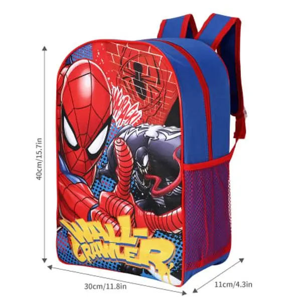 Kids Boys Large Marvel Spiderman Wall Crawler Backpack 40cm