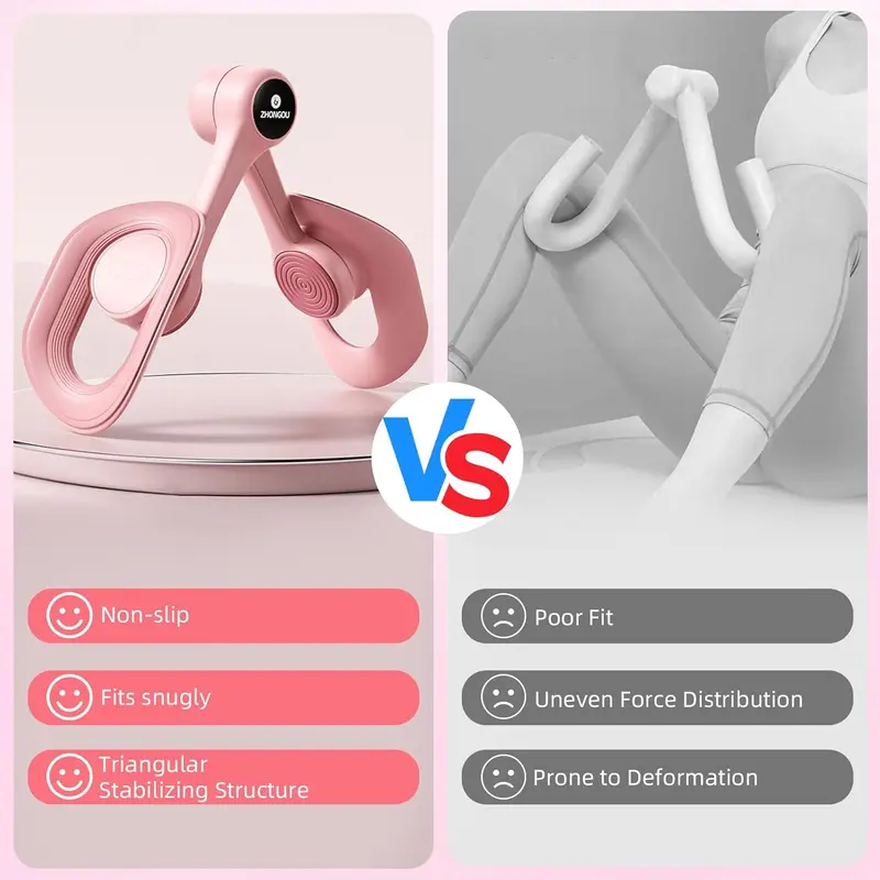 Kegel Pelvic Floor Trainer for Women, Inner Thigh Muscle Master Exercise Devices, Leg Strengthener Workout Exerciser Equipment for Home Use 2