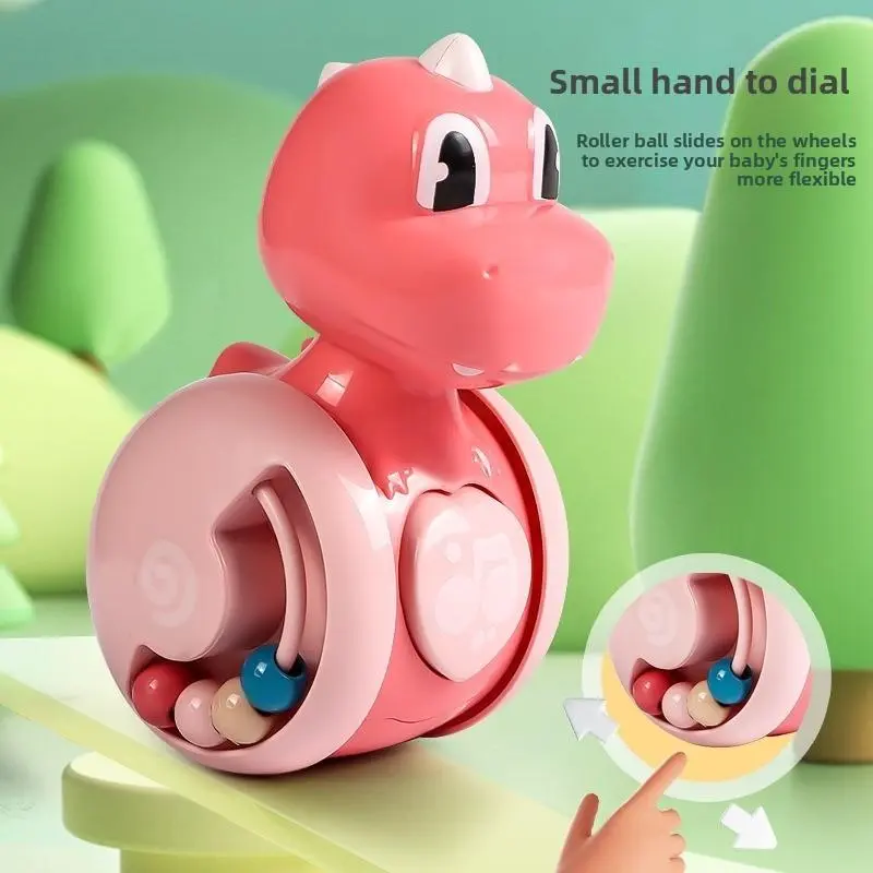 Deer tumbler children's educational early education toy baby soothing coax baby cartoon squeaking little dinosaur 3