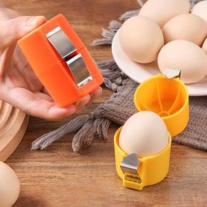 Portable Egg Opener, 3 Counts Quick Egg Cracker, Stainless Steel Kitchen Gadget, Household Kitchen Essentials, Kitchen Accessories