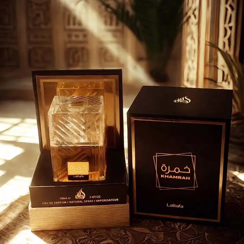 Lattafa Khamrah Eau De Parfum 100ml- Oriental Neutral Flower and Fruit Wood Fragrance 5