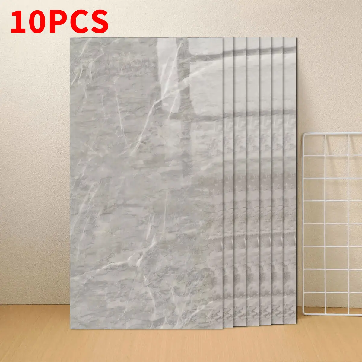 10PCS Wallpanel Decor PVC 3D Wall Ceiling Tiles Cladding Wallpaper Waterproof wall  sticker