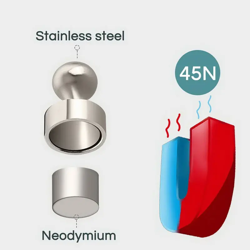 Magnetic Pins Neodymium Magnets Pin Board Magnet For Board Cone Magnets Super Strong Fridge Magnets For Home Storage Tool Decor 10Pcs 4