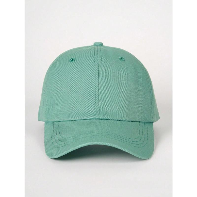 [UU] 1pc Soft Crown Blank Adjustable Baseball Cap, Outdoor Sun Protection Casual Hat, Suitable For Spring/Autumn Travel, Beach Vacation, Unisex 4