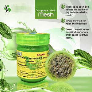 Thai Natural Herbs Inhaler Yadom for Healthcare and Healthy Living Therapeutic Treatment Therapy Solution
