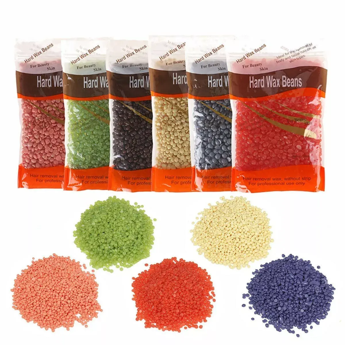 Depilatory Hard Wax Beans Pellet Hot Brazilian Waxing Beads Body Hair Removal UK