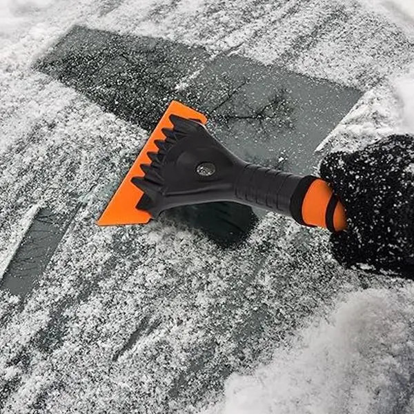 Ice Scraper - Wide 13cm TPU Blade Efficency and No Scratches Ice Snow Frost Removal for Car