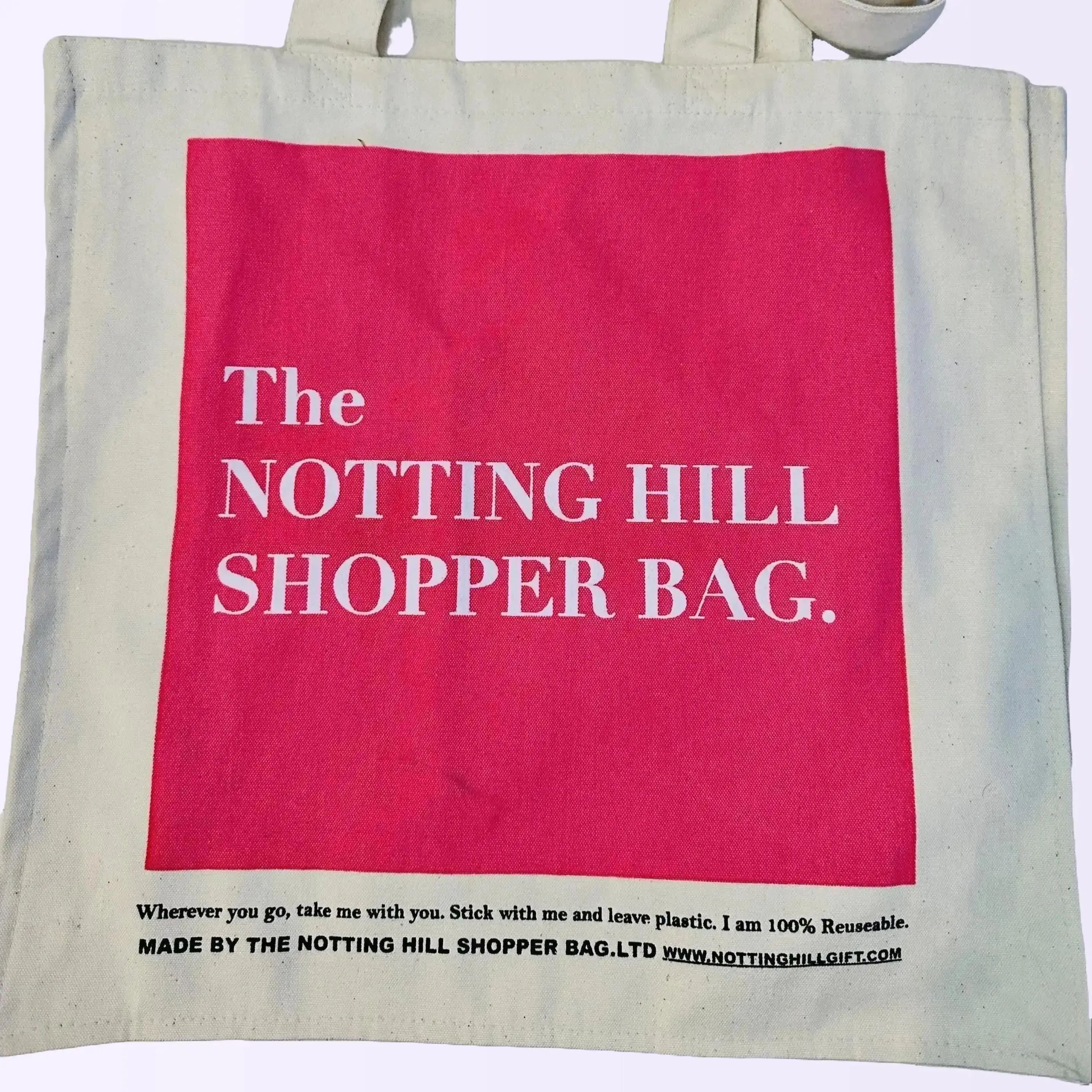 Notting Hill shopper bag casual everyday use and double sided better for gym carry