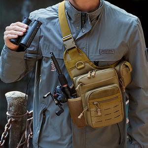Men's Plain Breathable Waterproof Outdoor Crossbody Bag, Sporty Lightweight Practical Bag, Outdoor Sports Bag for Men, Casual Travel Storage Bag