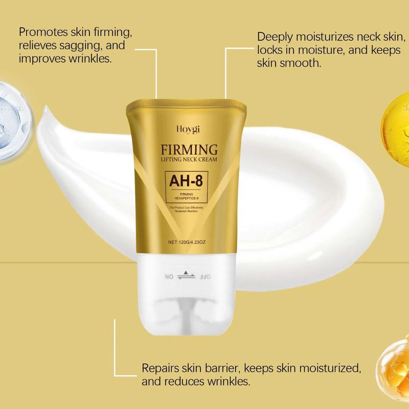 Product Introduction of HOYGl Neck Firming Cream, Tightenand Lift NeckCream for Crepev Skin,SkinMoisturizer, DeepMoisturizing, Cruelty free NeckCare Body Care Tightening 12