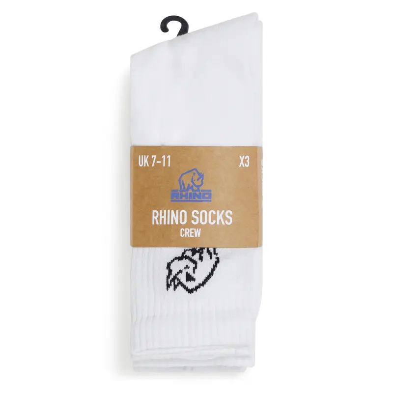Rhino Crew Sock 3 pack 4