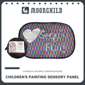 Kids Sensory Sequin Flip Fabric Wall, Sequin Fabric Sensory Wall, Sensory Wall and Room Panel, Sensory Wall Panel, Can be used for both boys and girls Decor