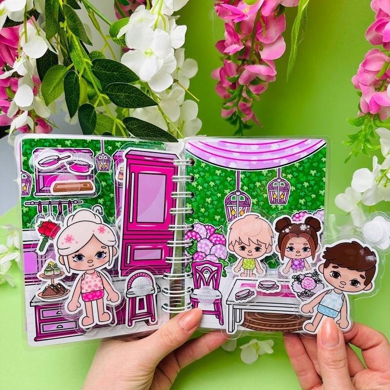 Toca Boca mini2 or Dream house and panda park. Game: Adventure Toy Figure Set for Imaginative Play, Arts & Crafts, Pretend Play, Activity Books? summer hause sticky book 4