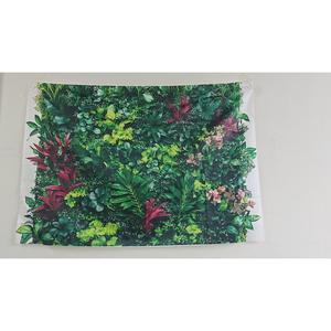 2D Pattern Wall Decor, 1 Count Green Plant Background, Outdoor Garden Decoration, Party Background, Home Decor Supplies