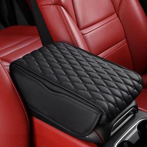 Car Center Console Armrest Protector, Plaid Pattern Car Armrest Protective Pad, Car Armrest Box Booster Pad, Truck Cushion Protector Universal Car Accessories, Gifts for Boyfriend, Car Stuff, Car Organization