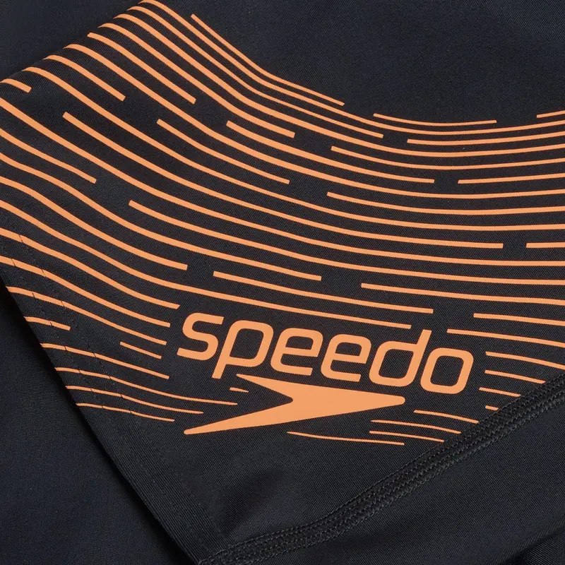 Boy's Speedo Juniors Medley Logo Jammer Shorts in Black 2
